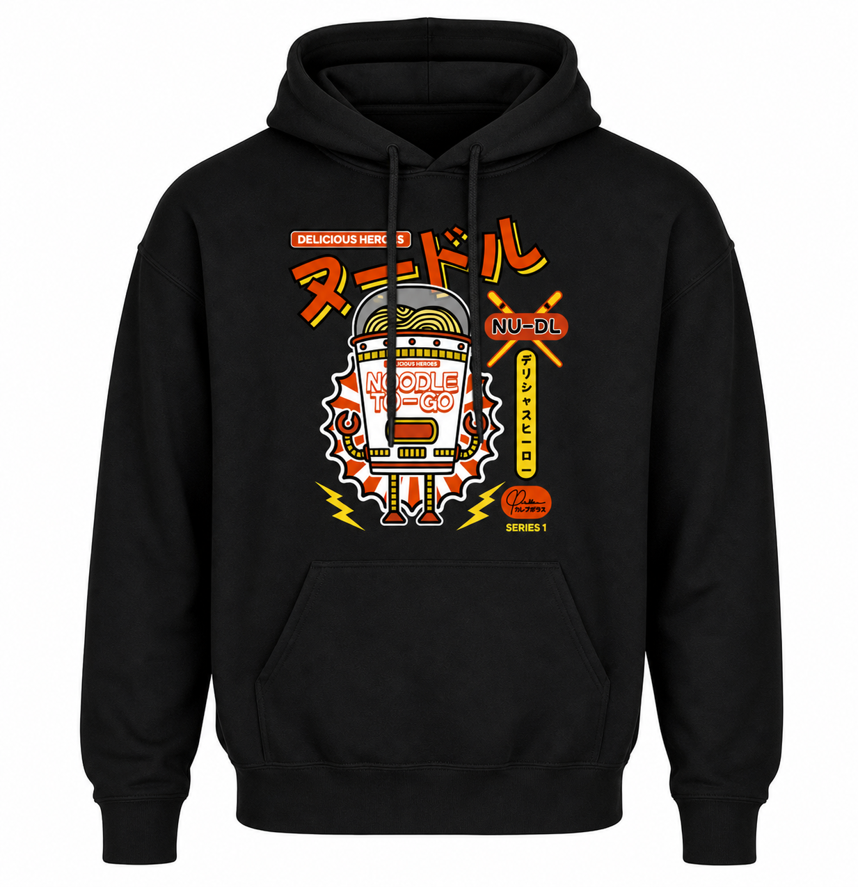 Delicious Heroes Noodle To Go Hoodie