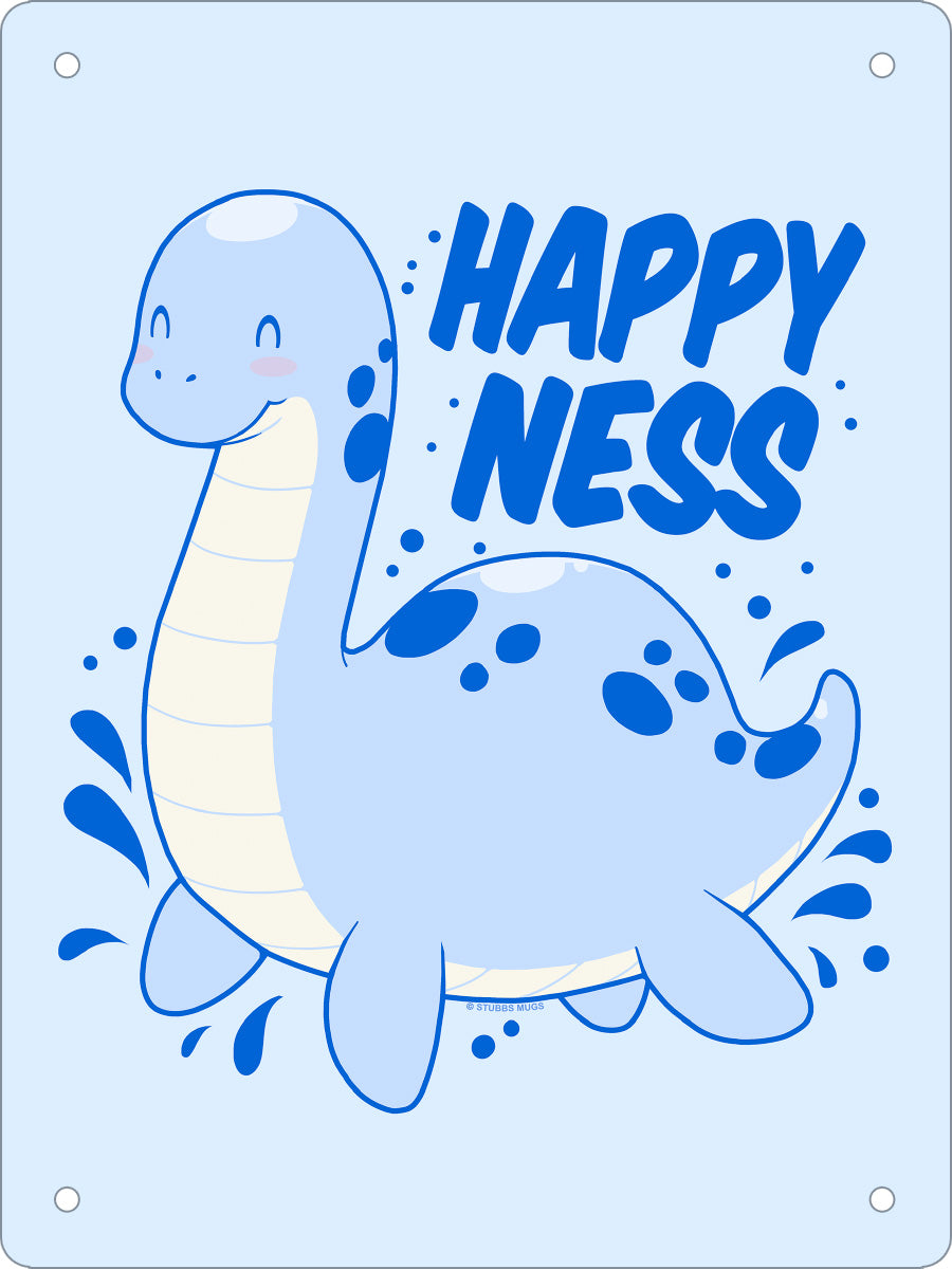 Happy Ness Mini Tin Sign