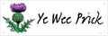 Ye Wee Prick Slim Tin Sign