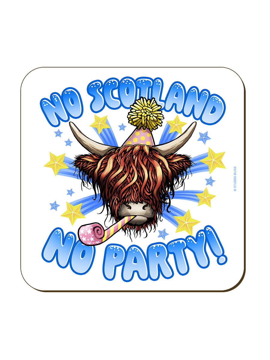 No Scotland, No Party! Coaster