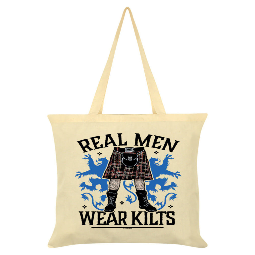 Real Men Wear Kilts Tote Bag