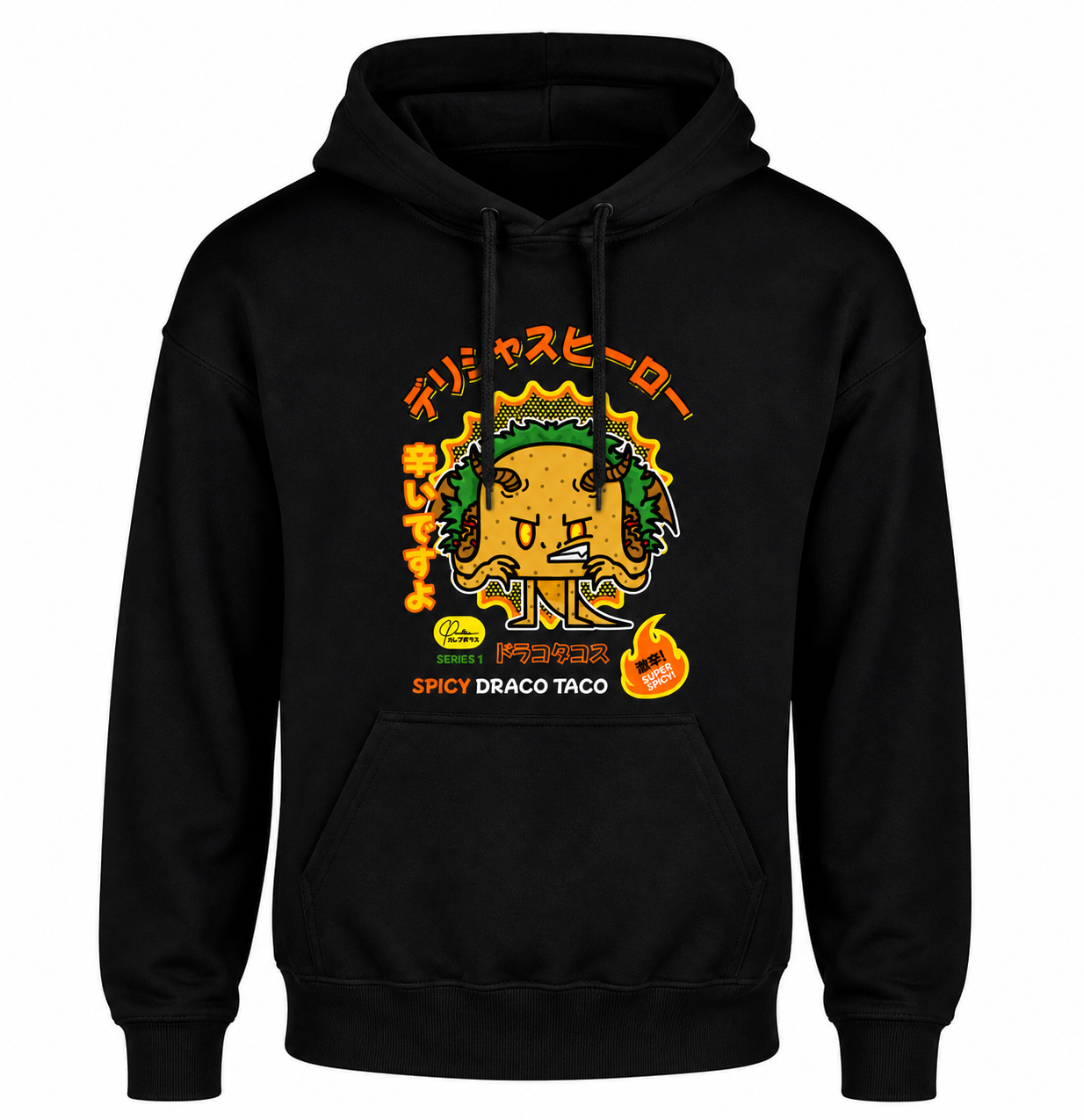 Delicious Heroes Spicy Draco Taco Hoodie
