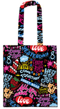 Beatles Song Titles Tote Bag