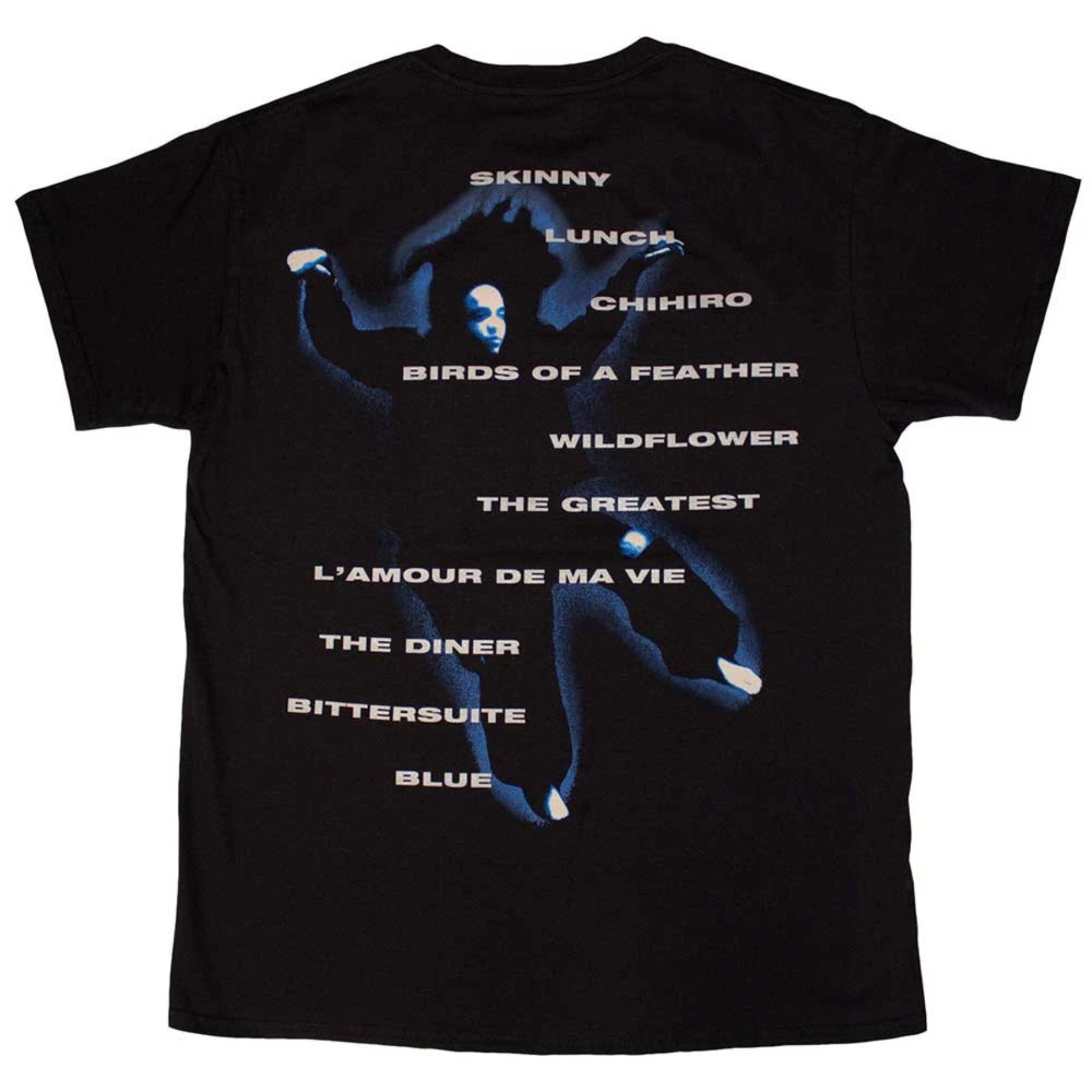 Billie Eilish Hit Me Hard And Soft Tracklist T-Shirt With Back Print