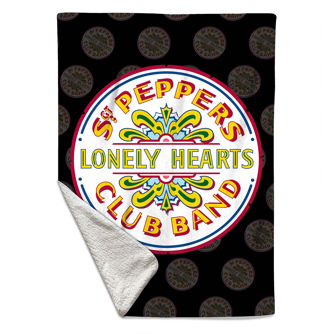 The Beatles Sgt Pepper Sherpa Fleece Blanket