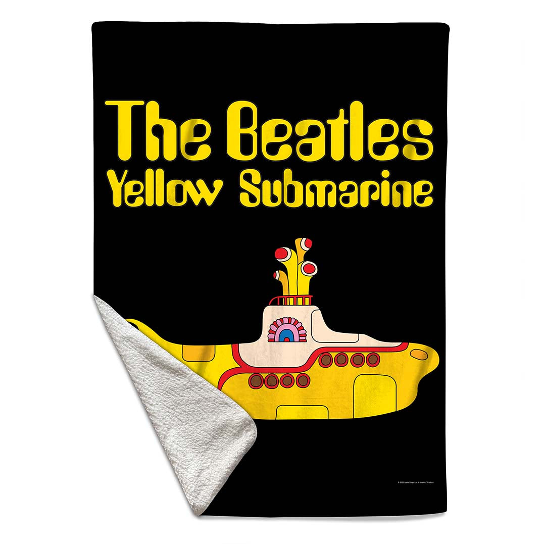 The Beatles Yellow Submarine Sherpa Fleece Blanket