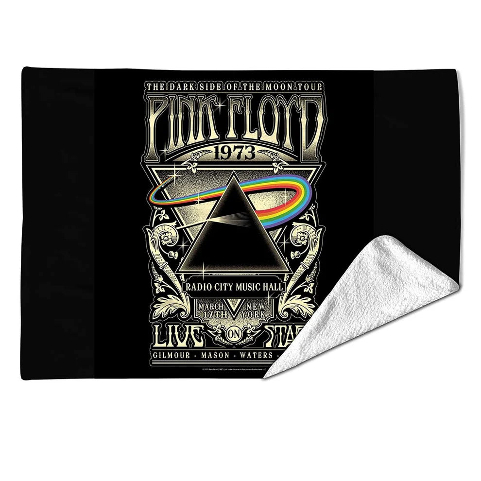 Pink Floyd 1973 Live Sherpa Fleece Blanket
