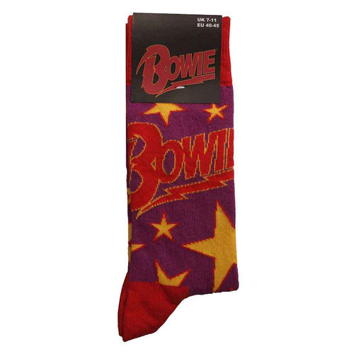 David Bowie Stars Infill Men's Socks