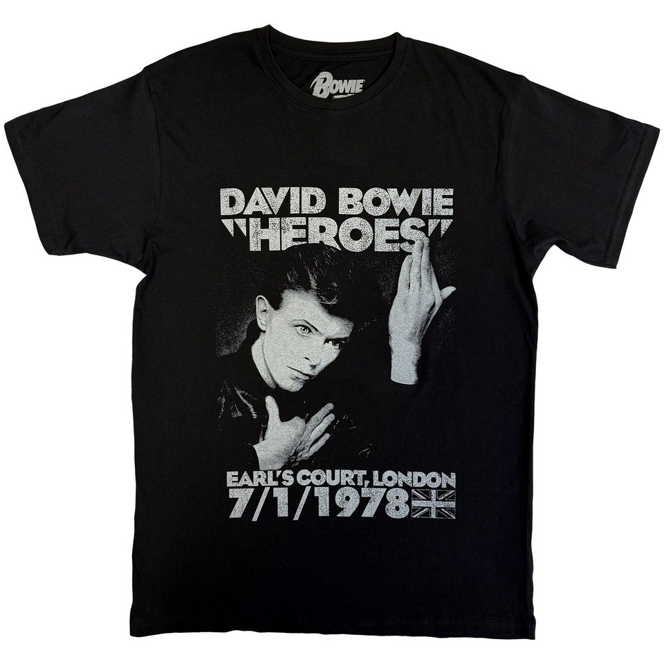 David Bowie Heroes Earls Court T-Shirt