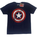 Marvel Comics Captain America Distressed Shield T-Shirt
