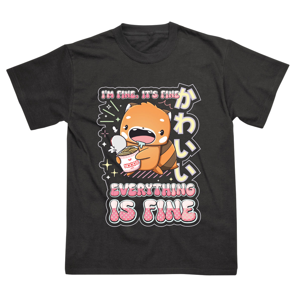 CutieSquad Everything Is Fine T-Shirt