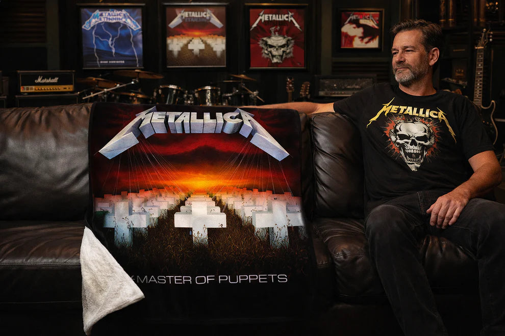 Metallica Master Of Puppets Sherpa Fleece Blanket