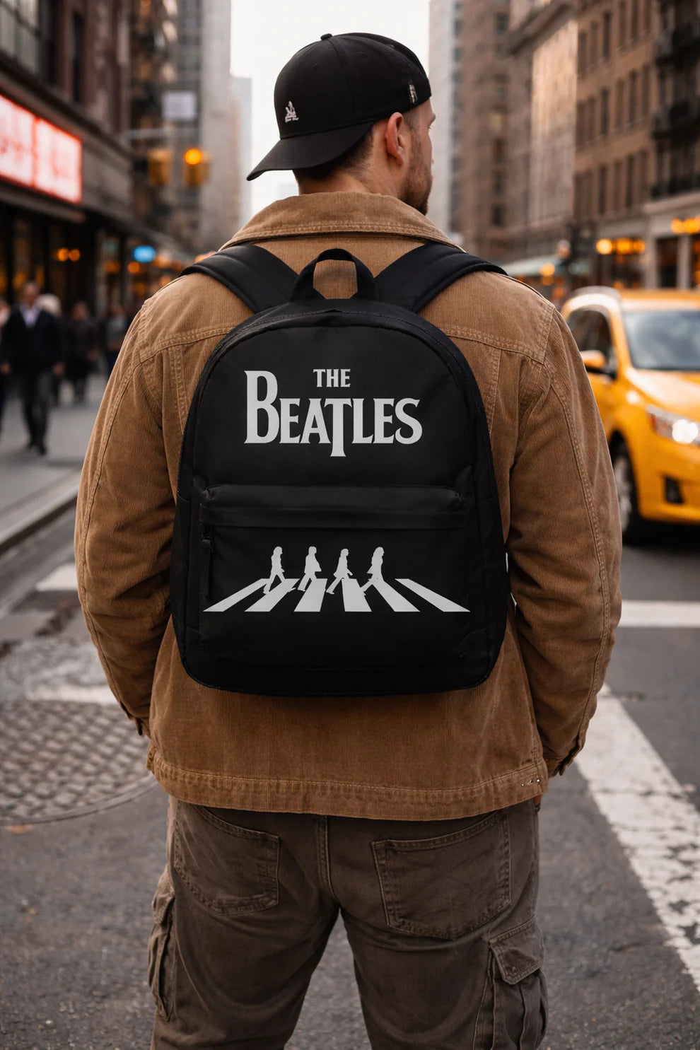 The Beatles Abbey Road B/W Laptop Backpack