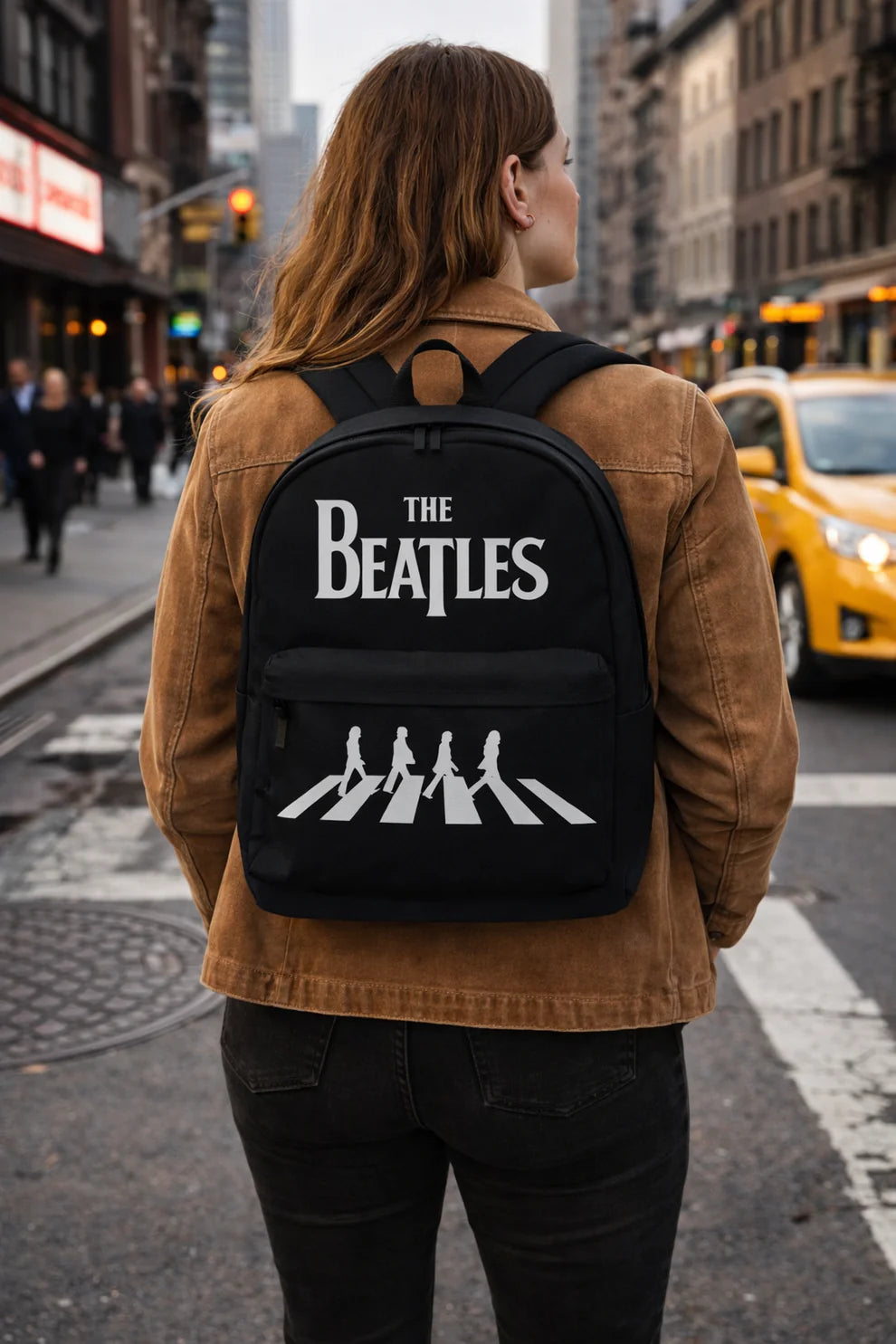 The Beatles Abbey Road B/W Laptop Backpack