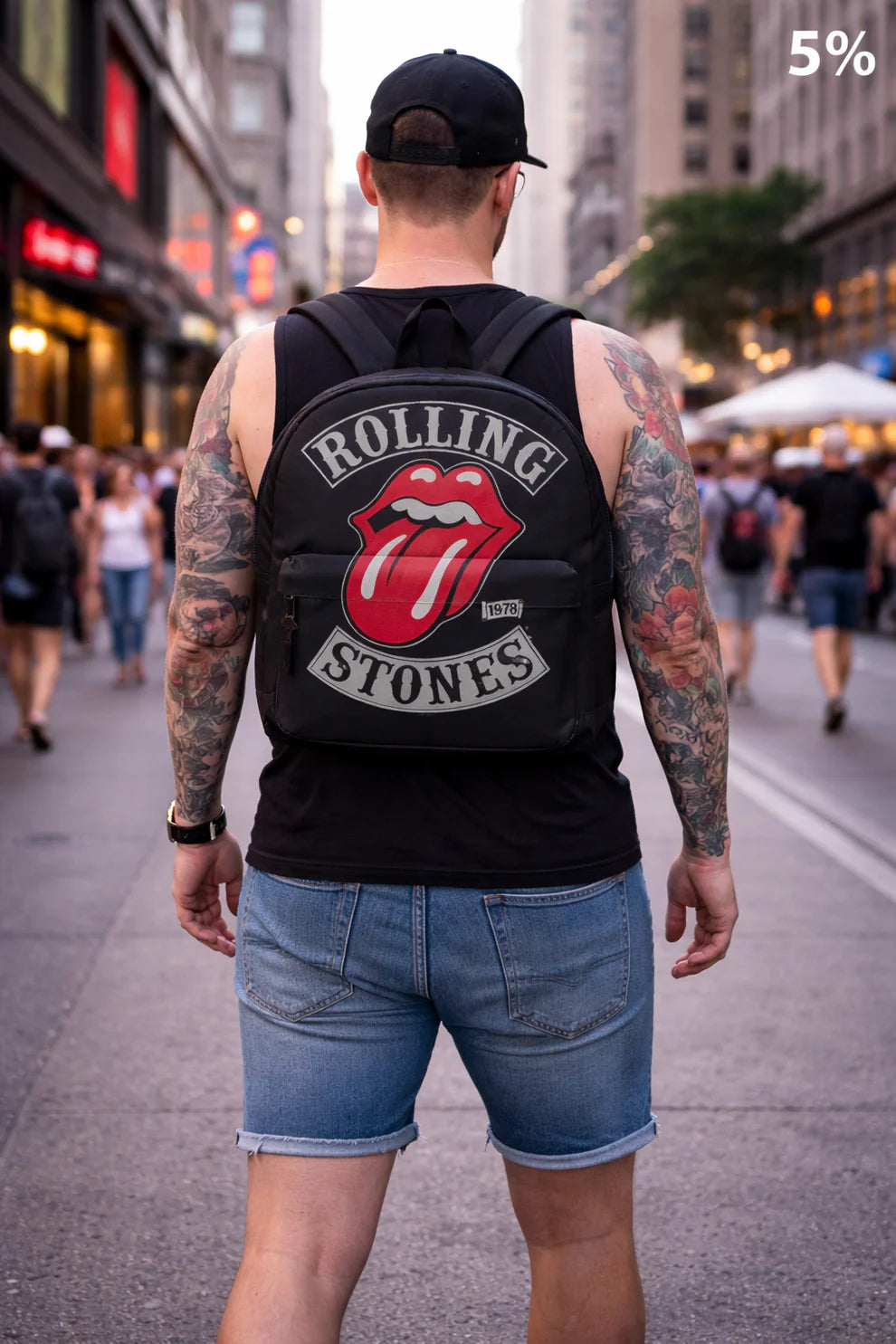 The Rolling Stones 1978 Tour Laptop Backpack
