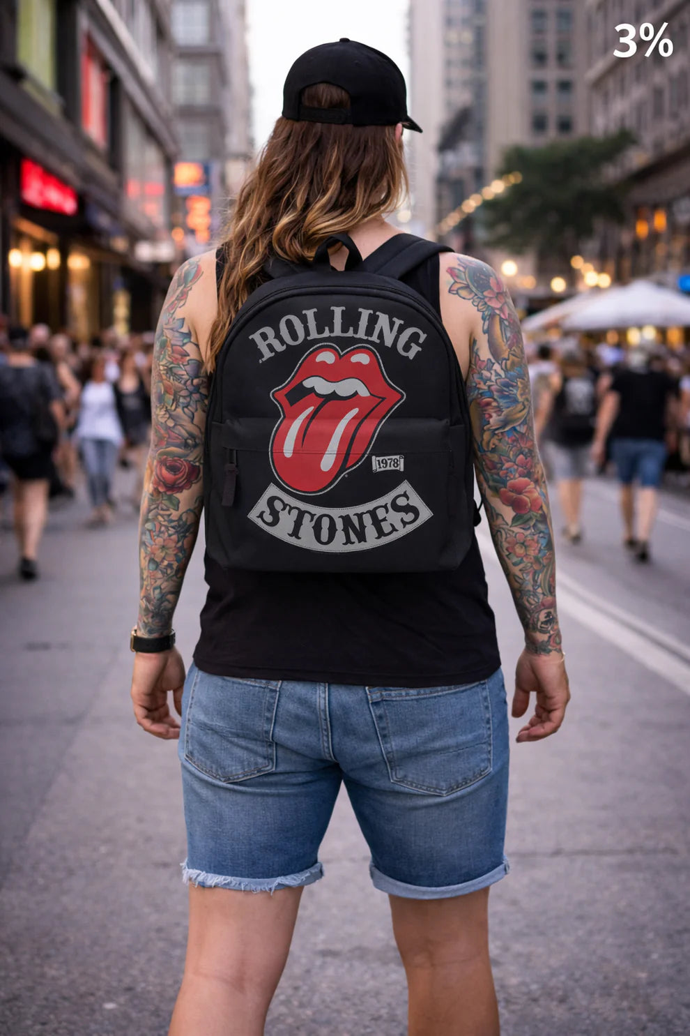 The Rolling Stones 1978 Tour Laptop Backpack