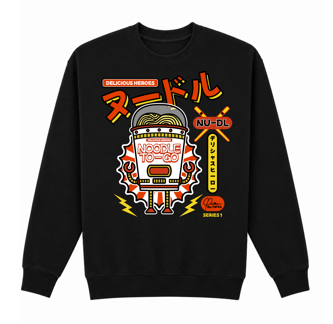 Delicious Heroes Noodle To Go Sweatshirt