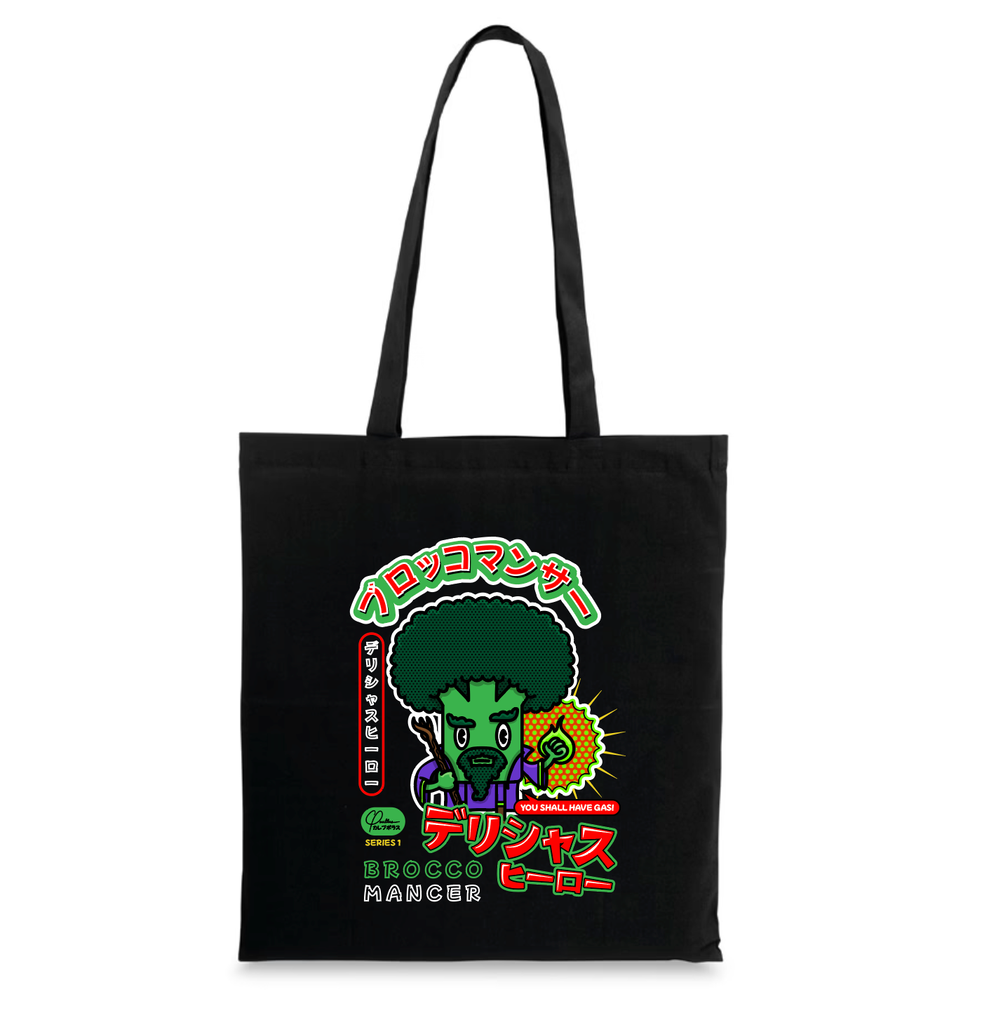 Delicious Heroes Broccomancer Tote Bag