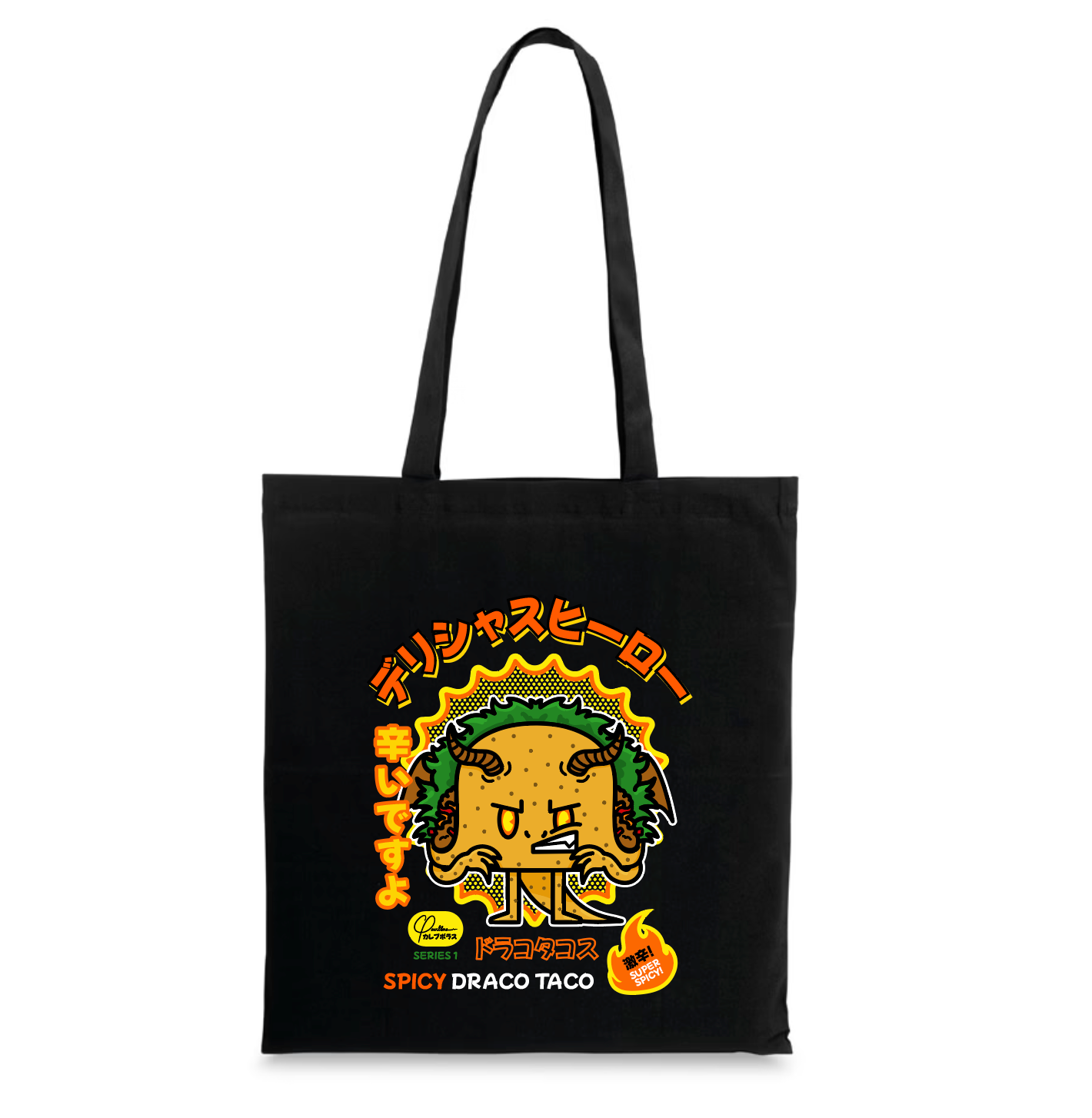 Delicious Heroes Spicy Draco Taco Tote Bag