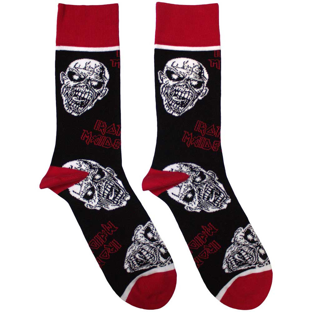 Iron Maiden Eddie Skulls Men's Socks