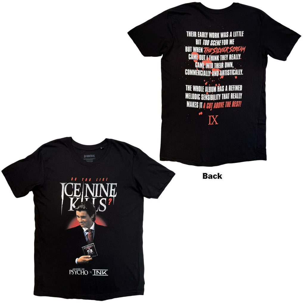 Ice Nine Kills American Psycho T-Shirt With Back Print