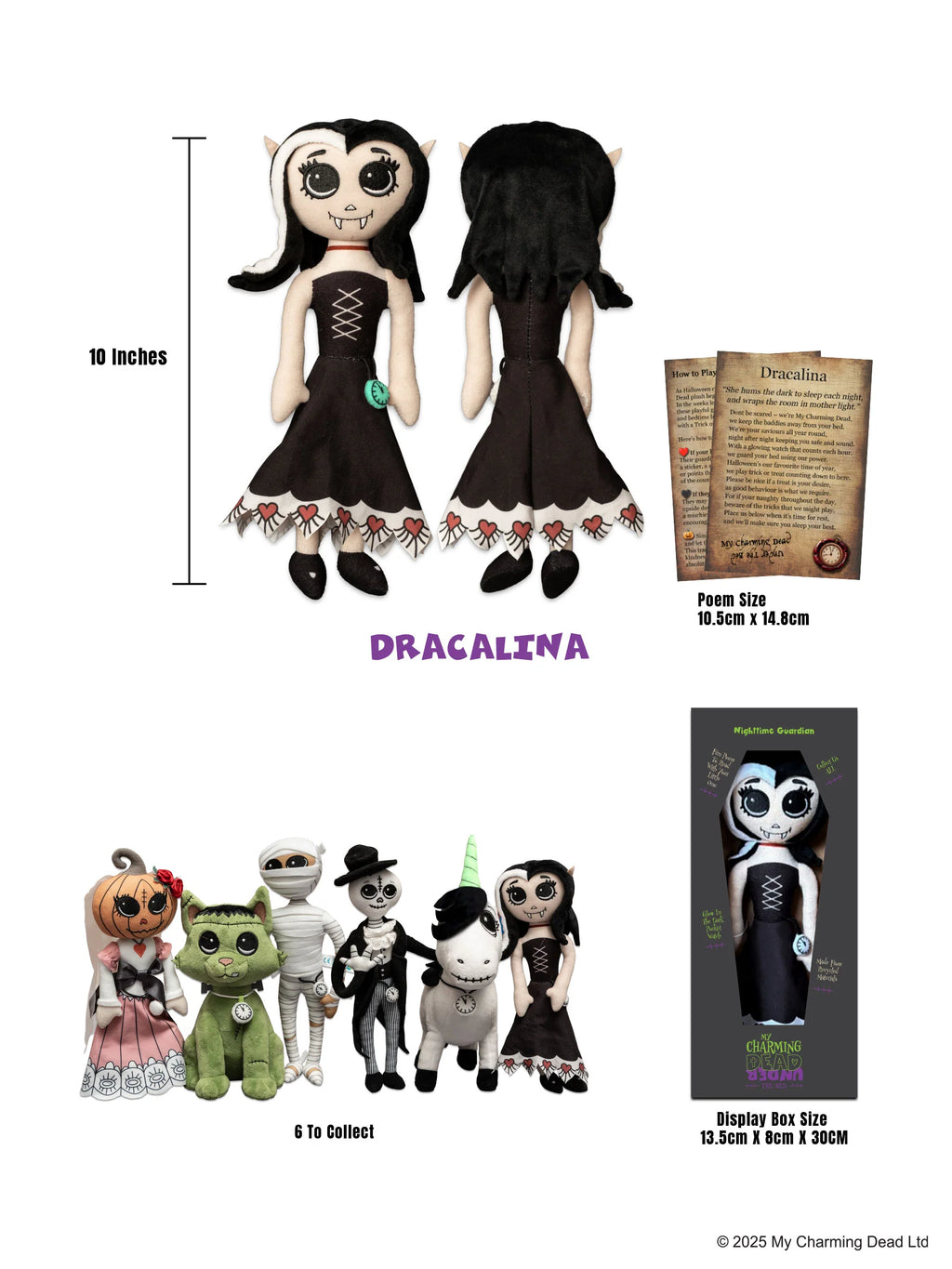 My Charming Dead Dracalina Plush