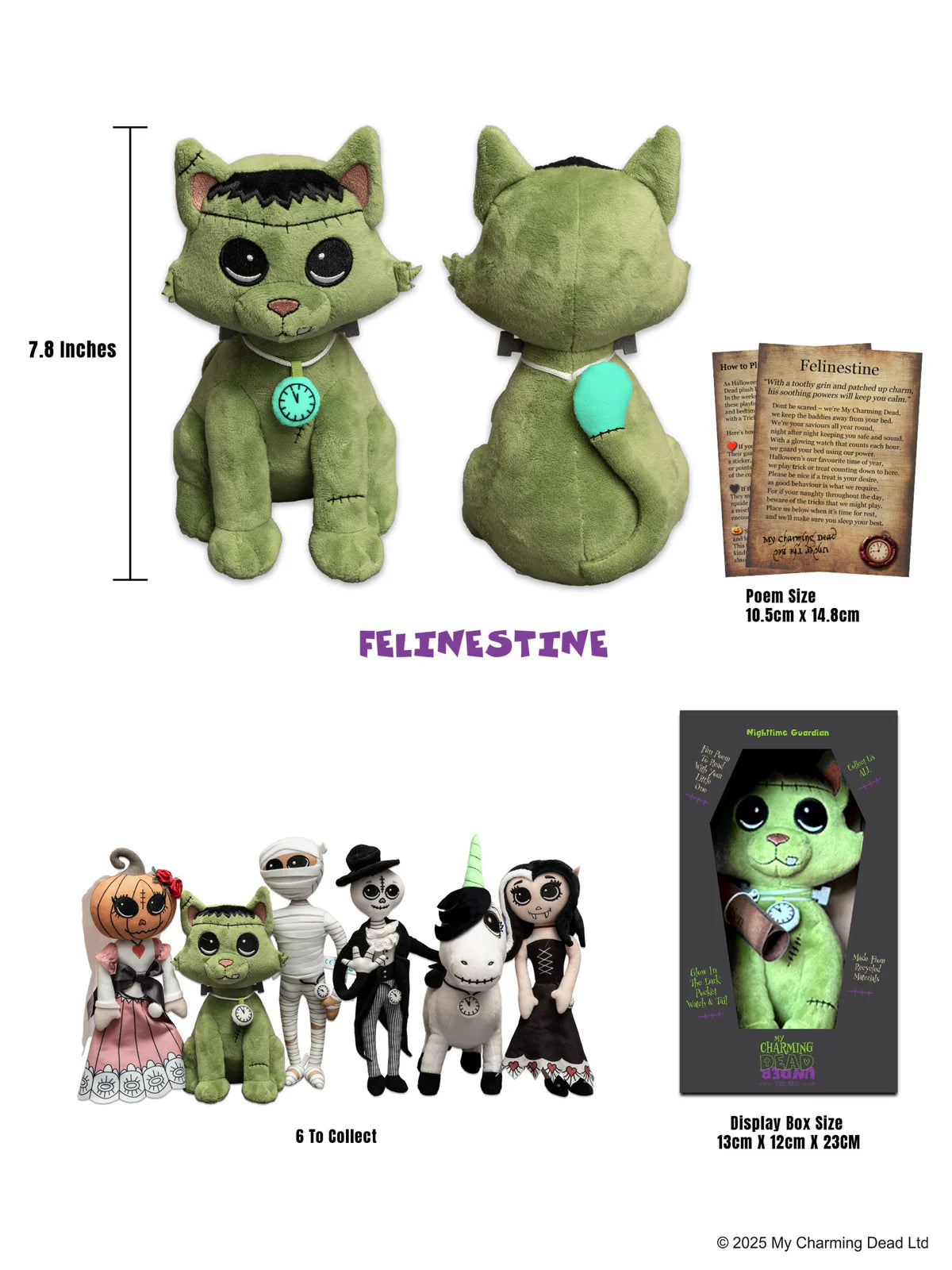 My Charming Dead Felinestine Plush