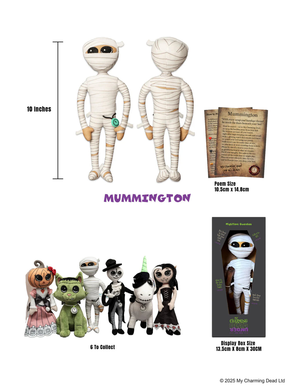 My Charming Dead Mummington Plush