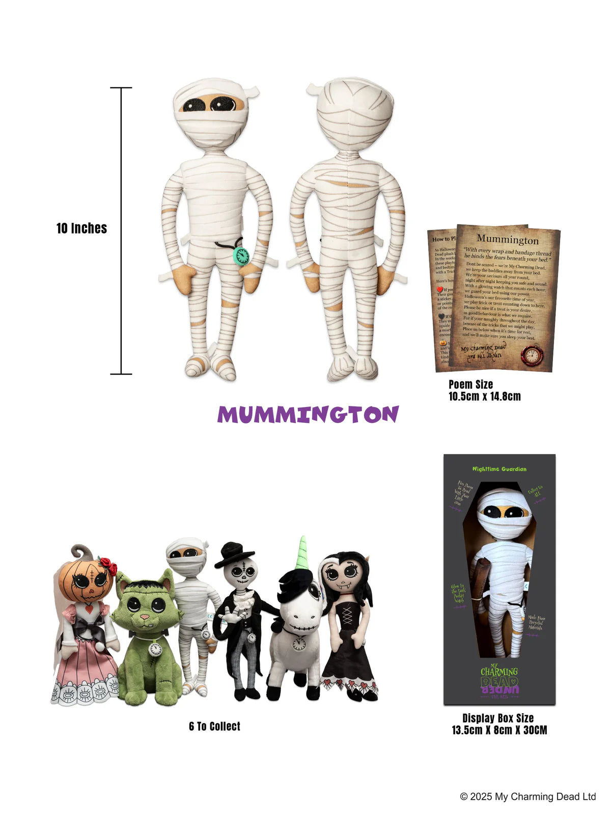 My Charming Dead Mummington Plush