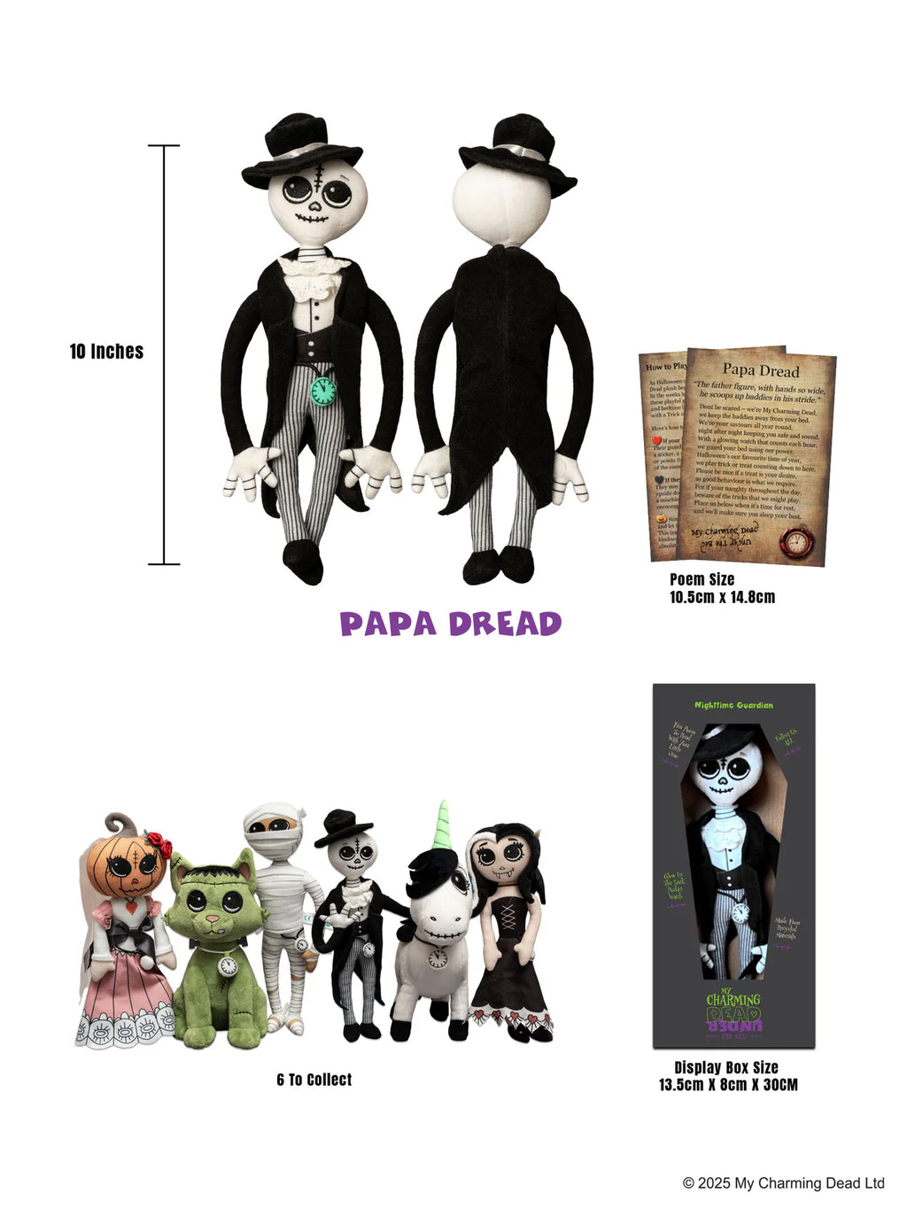 My Charming Dead Papa Dread Plush