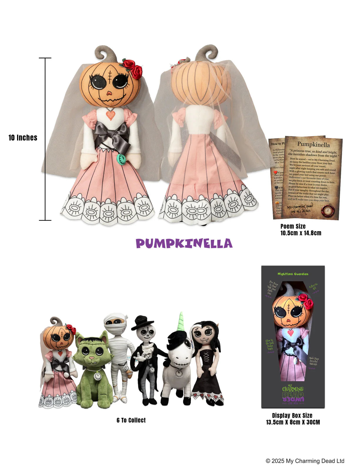 My Charming Dead Pumpkinella Plush