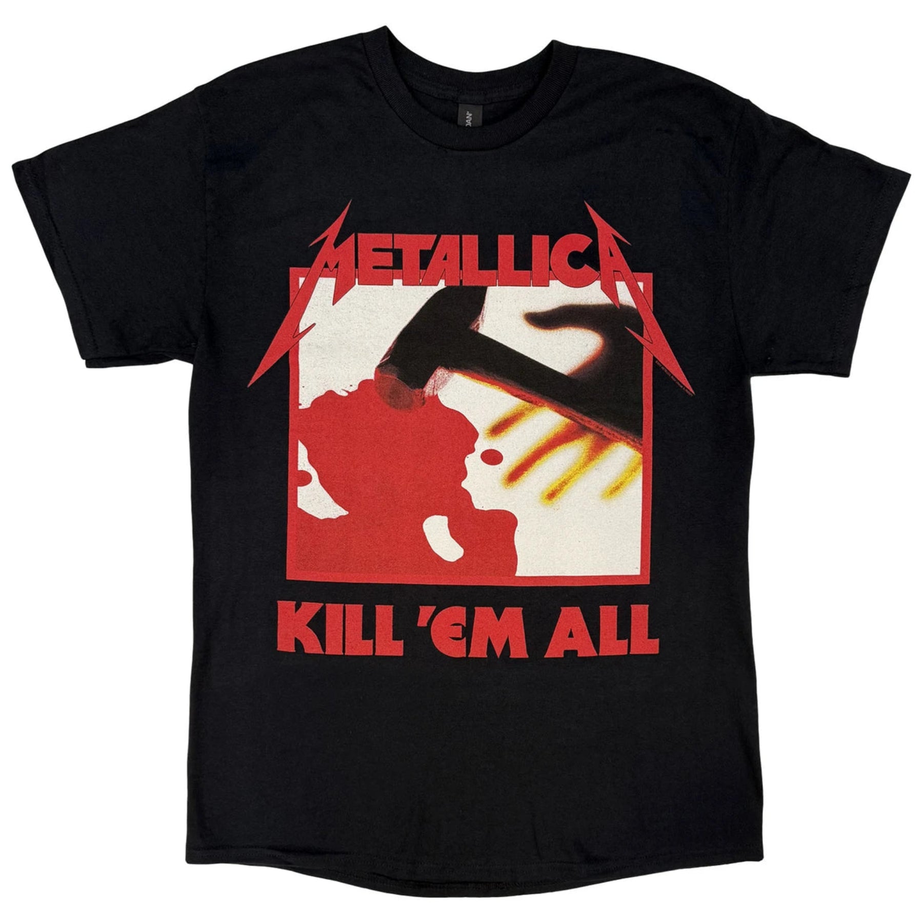 Metallica Kill 'Em All Tracks T-Shirt With Back Print