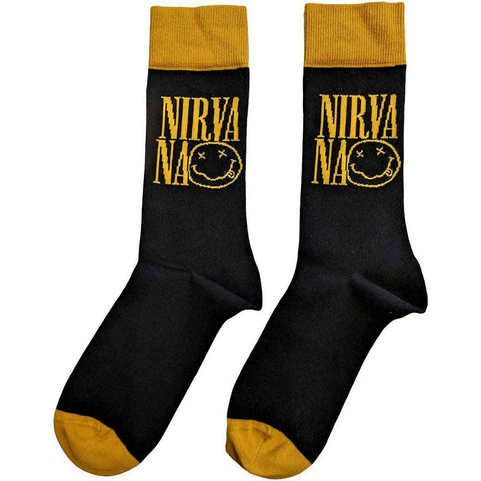 Nirvana Logo Stacked Men's Socks