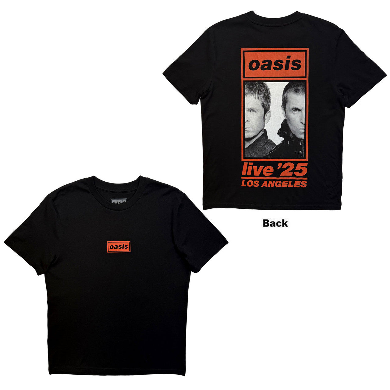 Oasis Los Angeles Half Faces With Back Print (Ex-Tour)