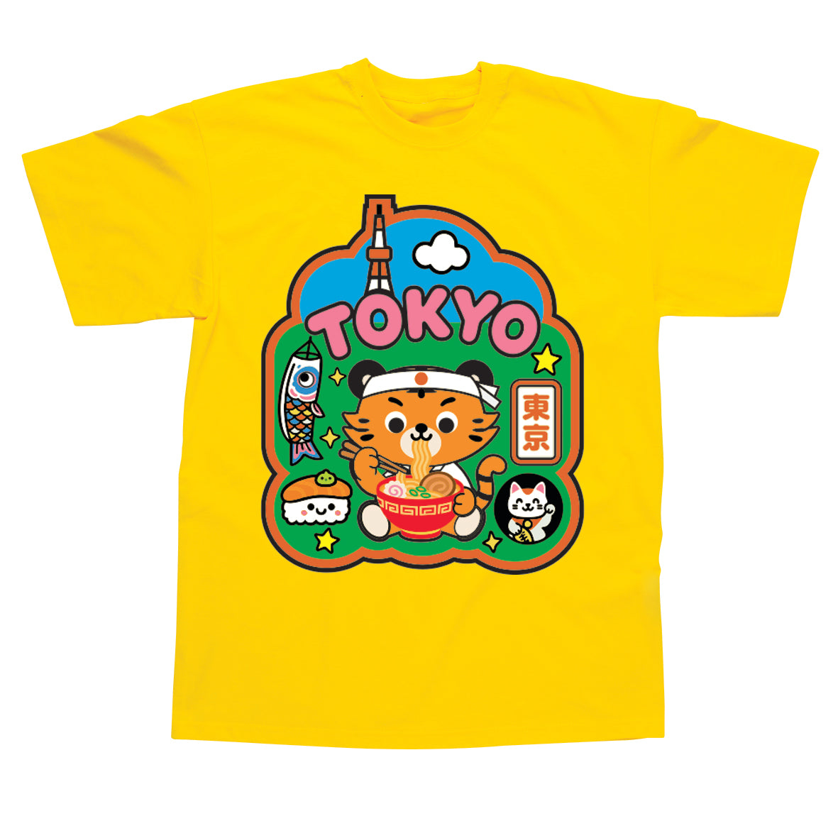 Pango Tokyo Noodles Tiger Kids T-Shirt