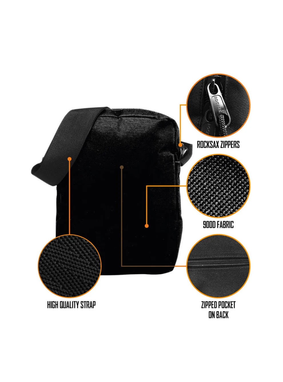 Sleep Token The Summoning Black Crossbody Bag