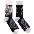 Queen White Crests Men's Socks