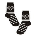 The Nightmare Before Christmas Zero Heart Ladies Socks