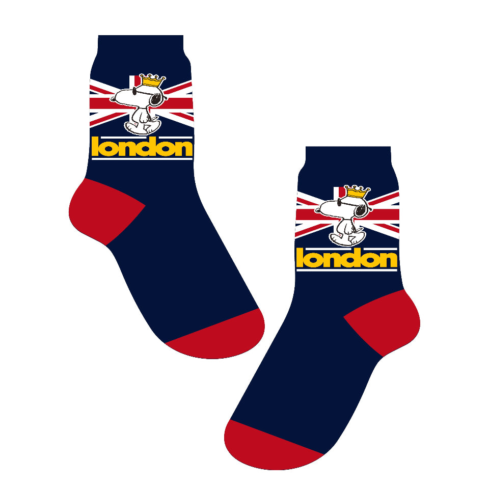 Peanuts Snoppy London Mens Socks