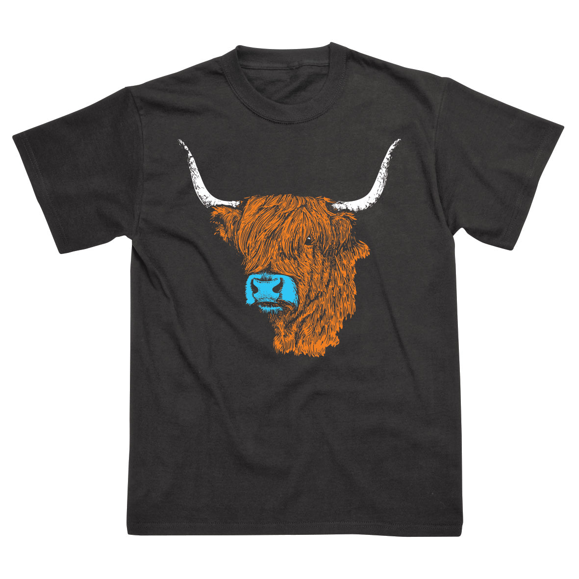 Highland Cow Blue Nose T-Shirt
