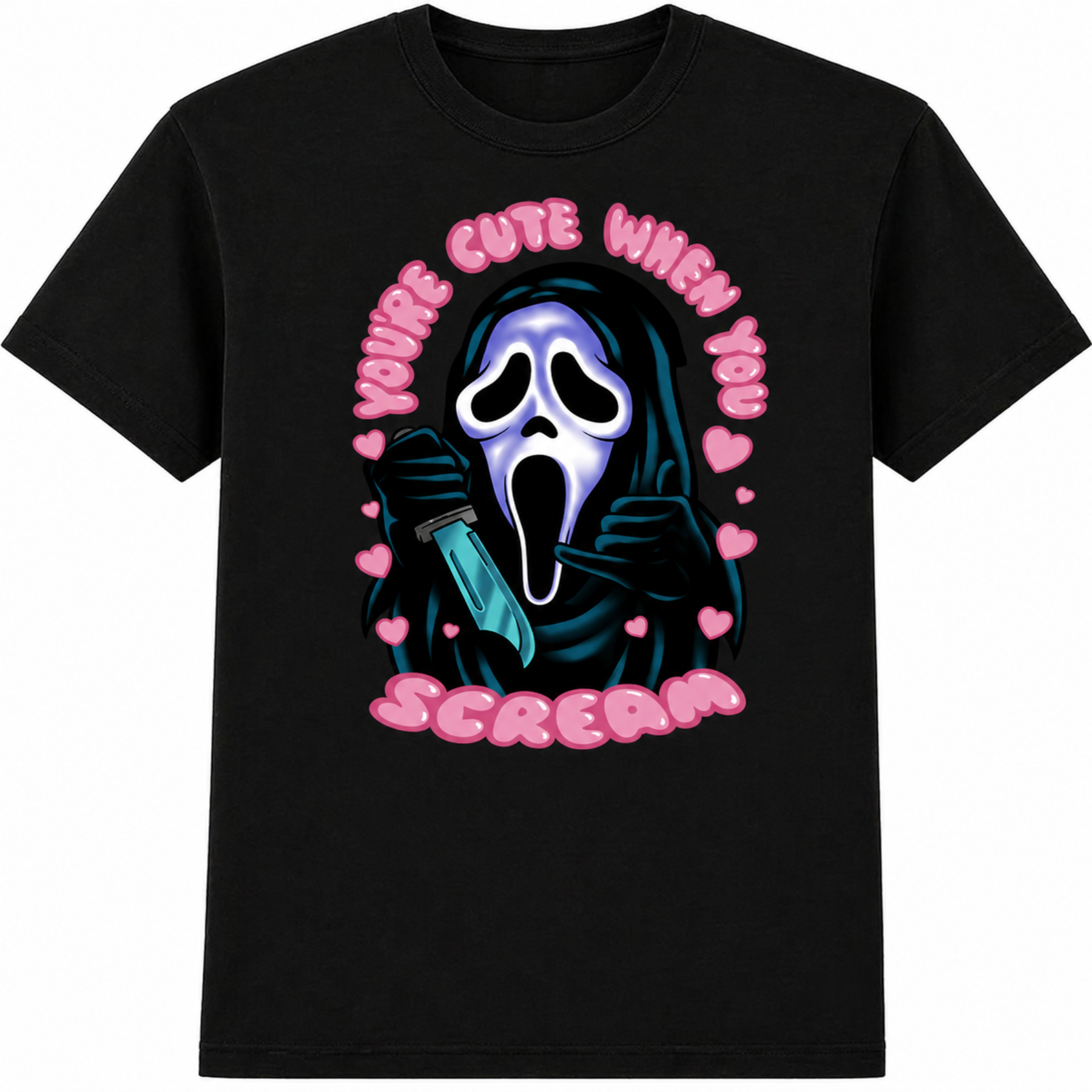 Ghostface You're Cute When You Scream T-Shirt
